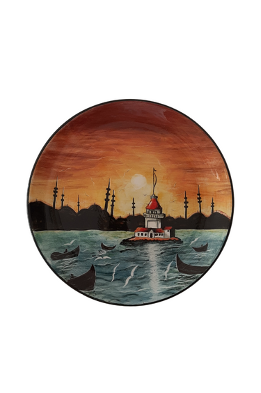 Çini Klasik Mertaban Tabak.