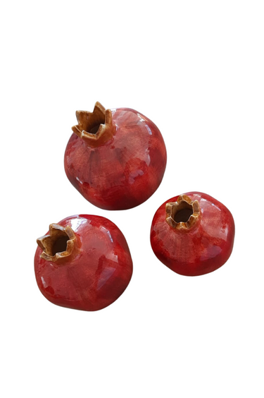 Seramik 3'lü Nar Takımı