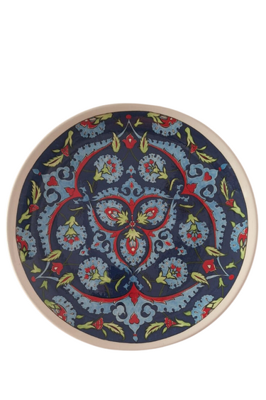 Çini Klasik Desen Mertaban Tabak