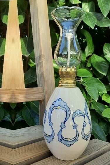 Çini Yumurta Gaz Lambası