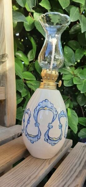 Çini Yumurta Gaz Lambası